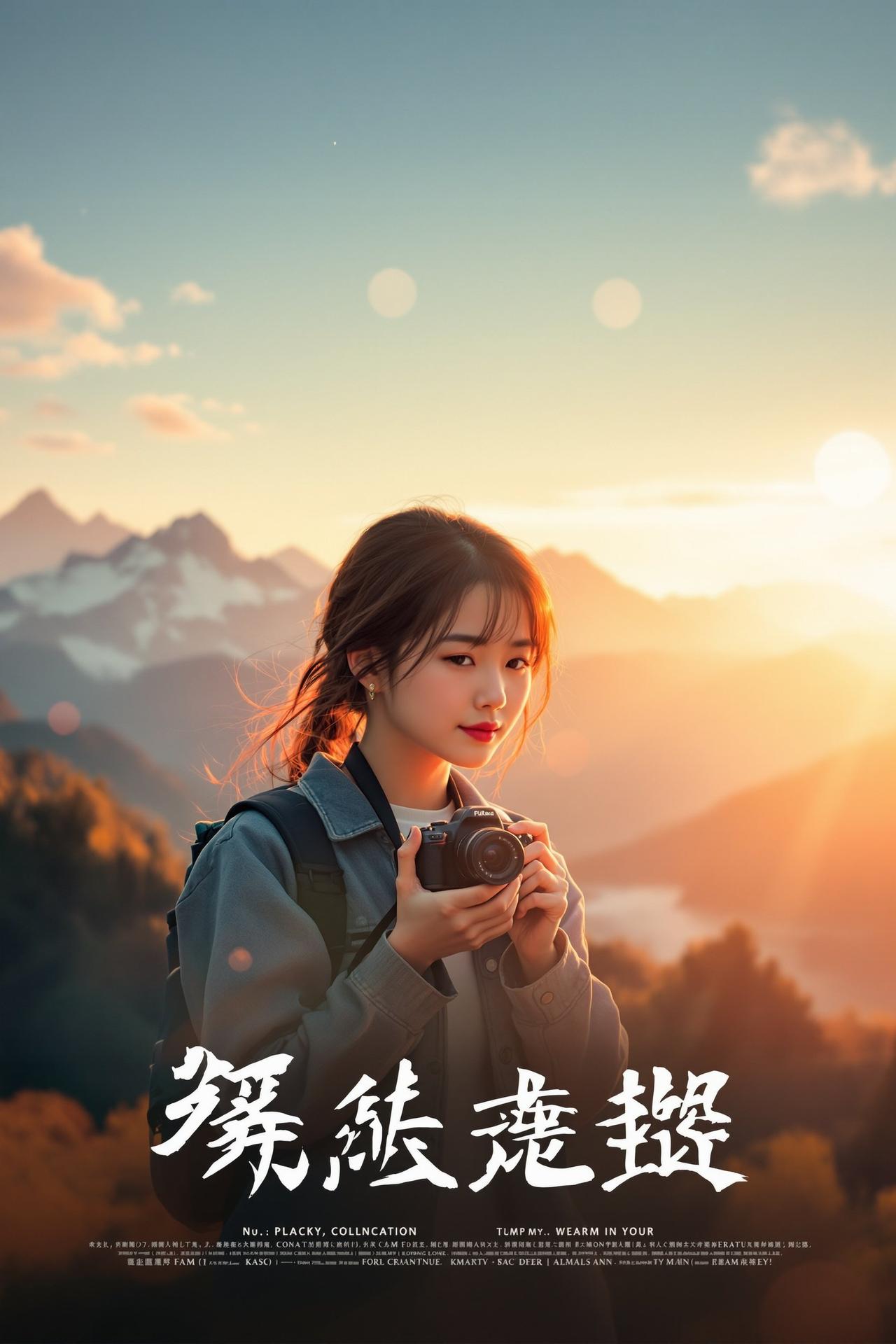 琪琪电影院出品《追光者》青春励志影视作品高清海报